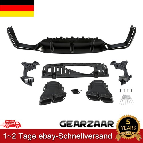 E63 style sport diffusor für - diffusor,